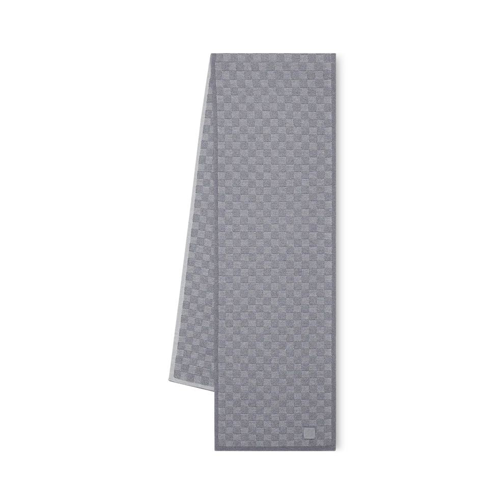 Bonnet et écharpe LV gris