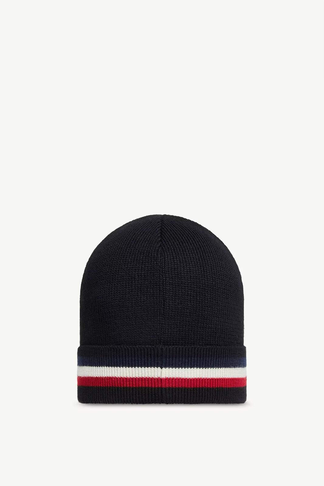 Bonnet MC tricolore noir