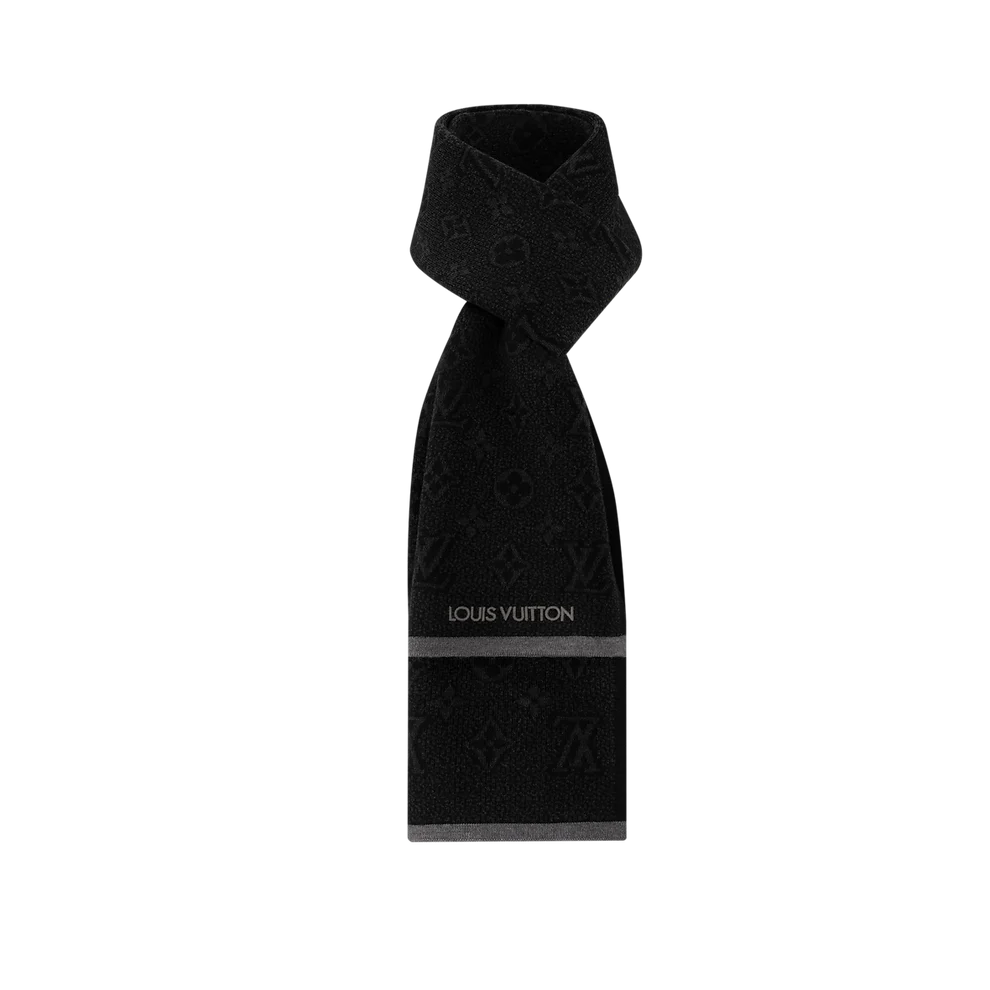 Écharpe LV Monogramme Noir