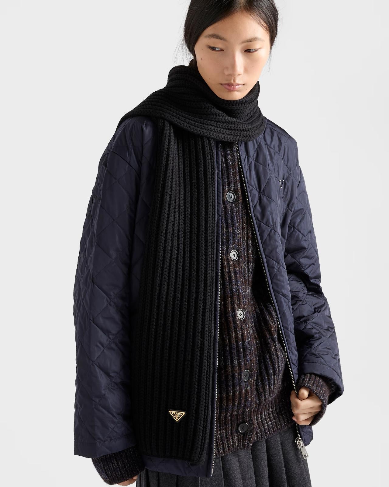 Bonnet et écharpe PRD NOIR