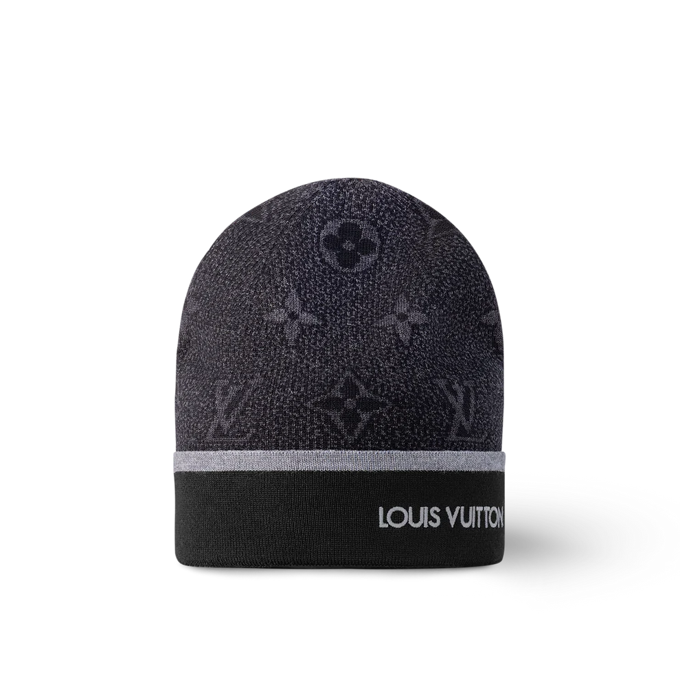 Bonnet Monogramme LV noir