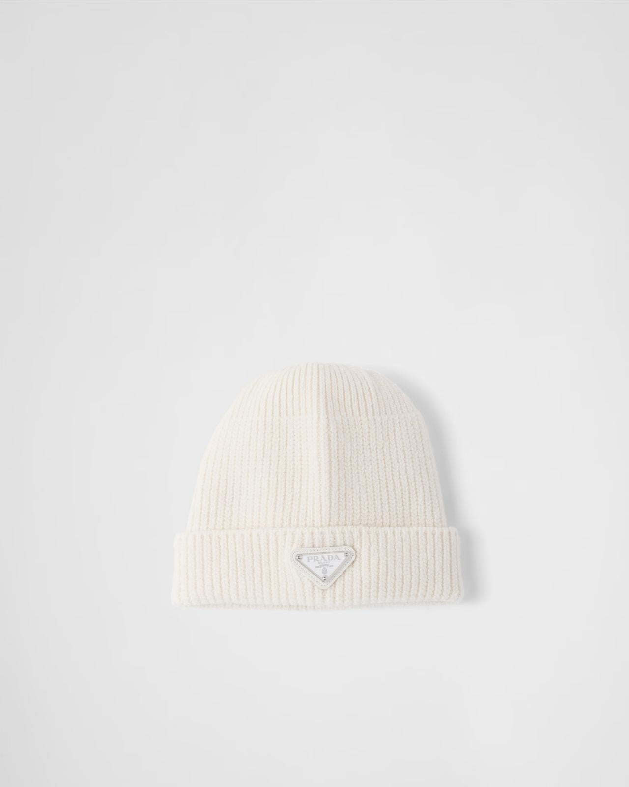 Bonnet et écharpe PRD blanc