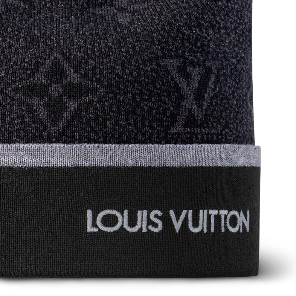 Bonnet Monogramme LV noir