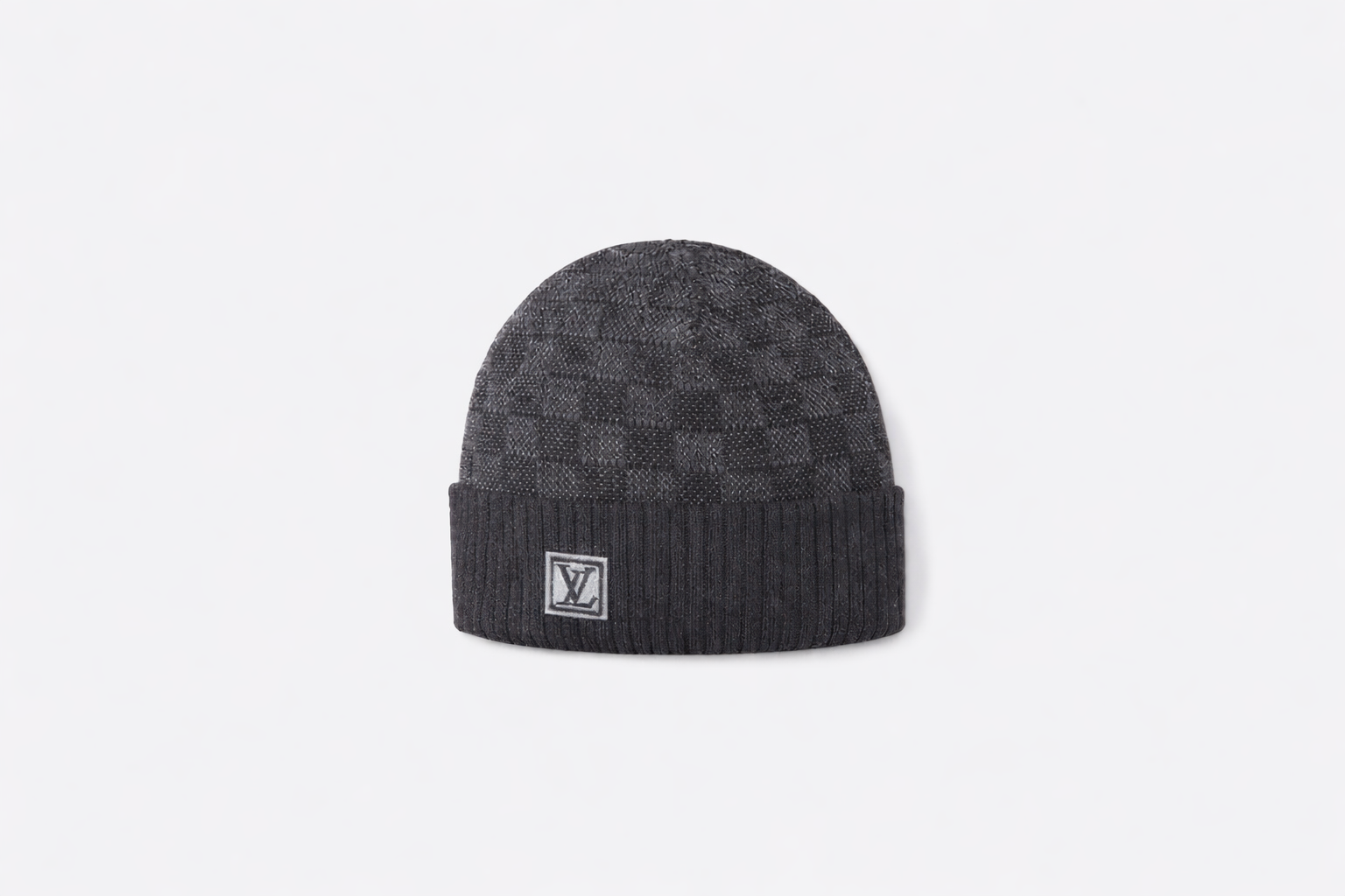 Ancien bonnets Lv en damier noir