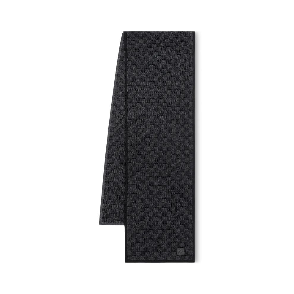 Bonnet et écharpe LV noir