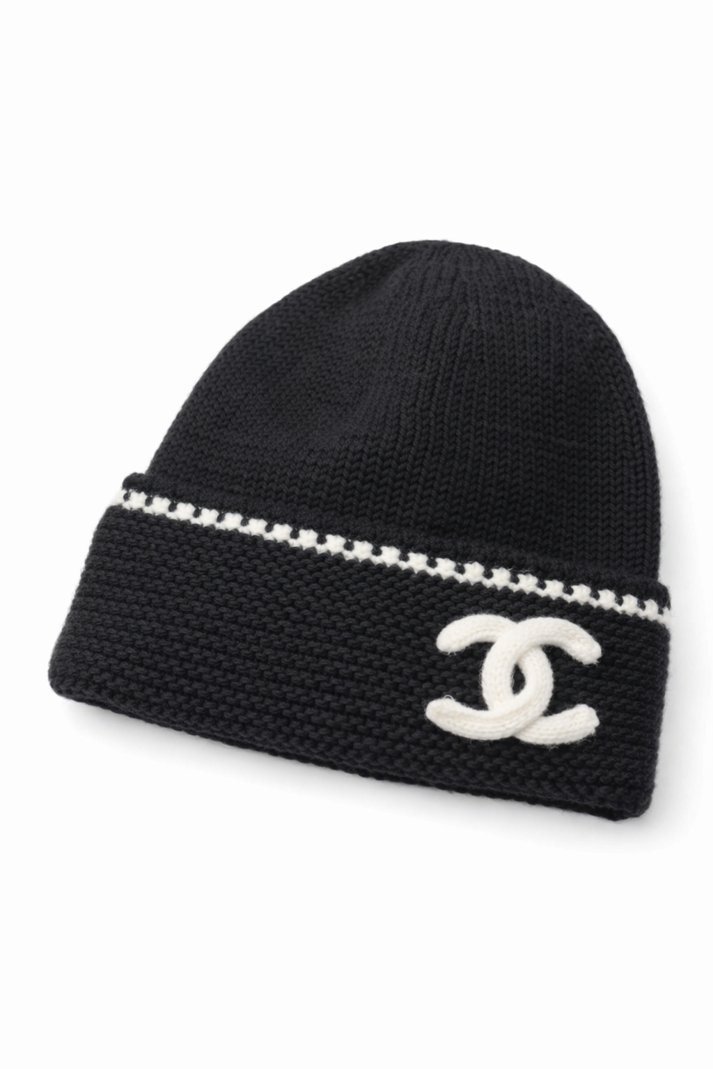 Bonnet CHL Noir et Blanc